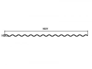 Corrugated polycarbonate