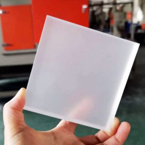 sanding plexiglass